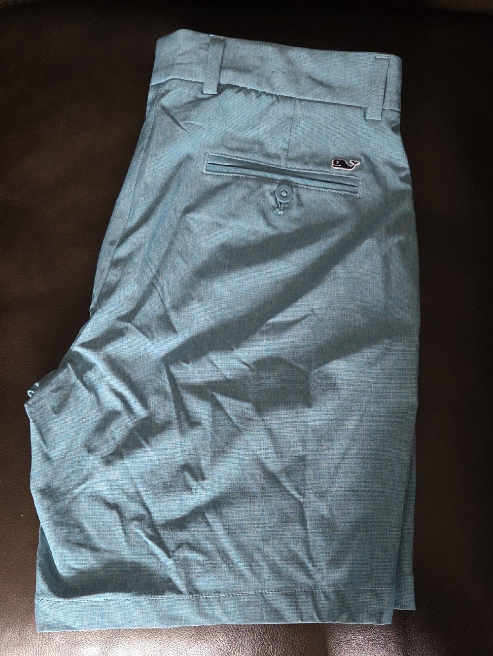 Men's Vineyard Vines Seafoam Green Logo Breaker Shorts Size 32